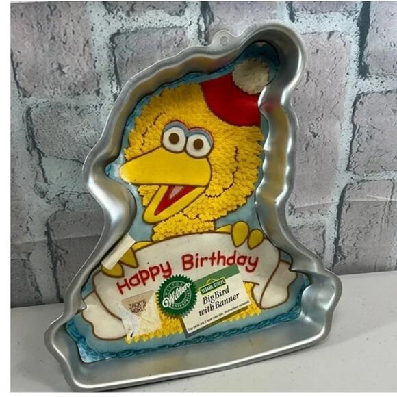 Wilton Big Bird Cake Pan w Baking Instruction Insert 2105-3654 Sesame Street - Picture 1 of 10